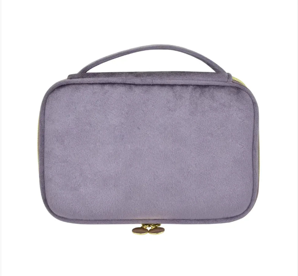 Portable Velvet Cosmetic Bag