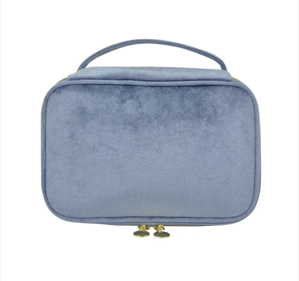 Portable Velvet Cosmetic Bag