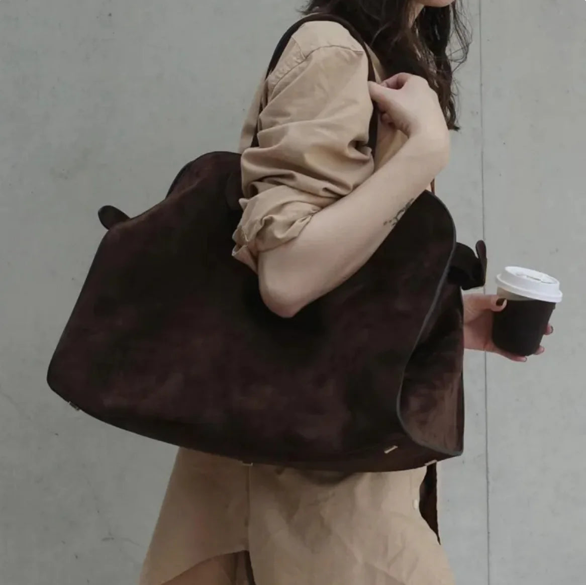 Top Layer Cowhide Shoulder Crossbody Bag