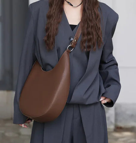 Crescent Shaped Single Shoulder Bag