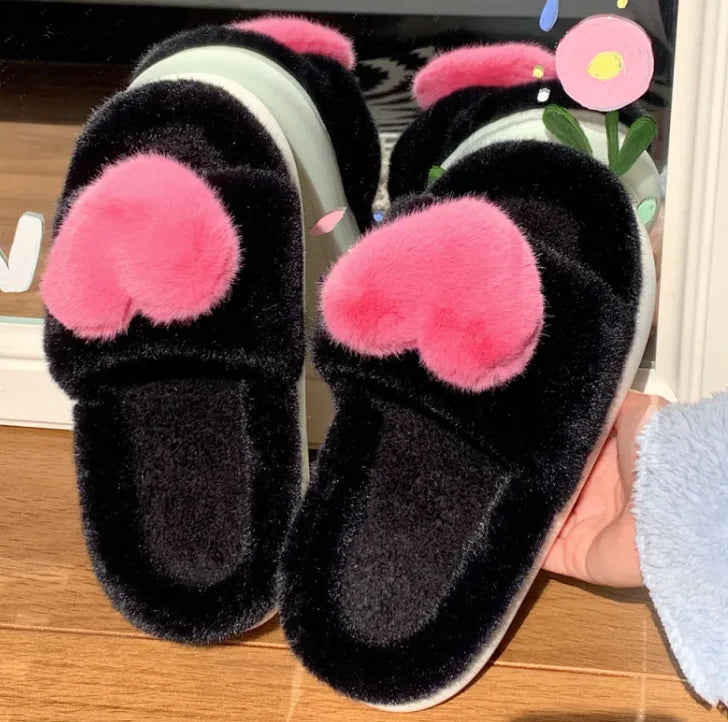 Cozy Cute Plush Home Slippers