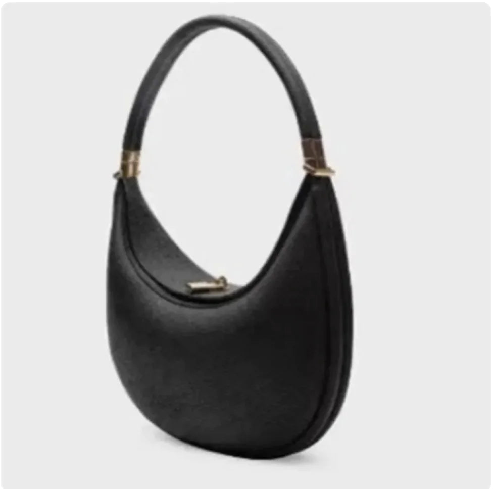 Medium Leather Selenodont Commuter Shoulder Bag