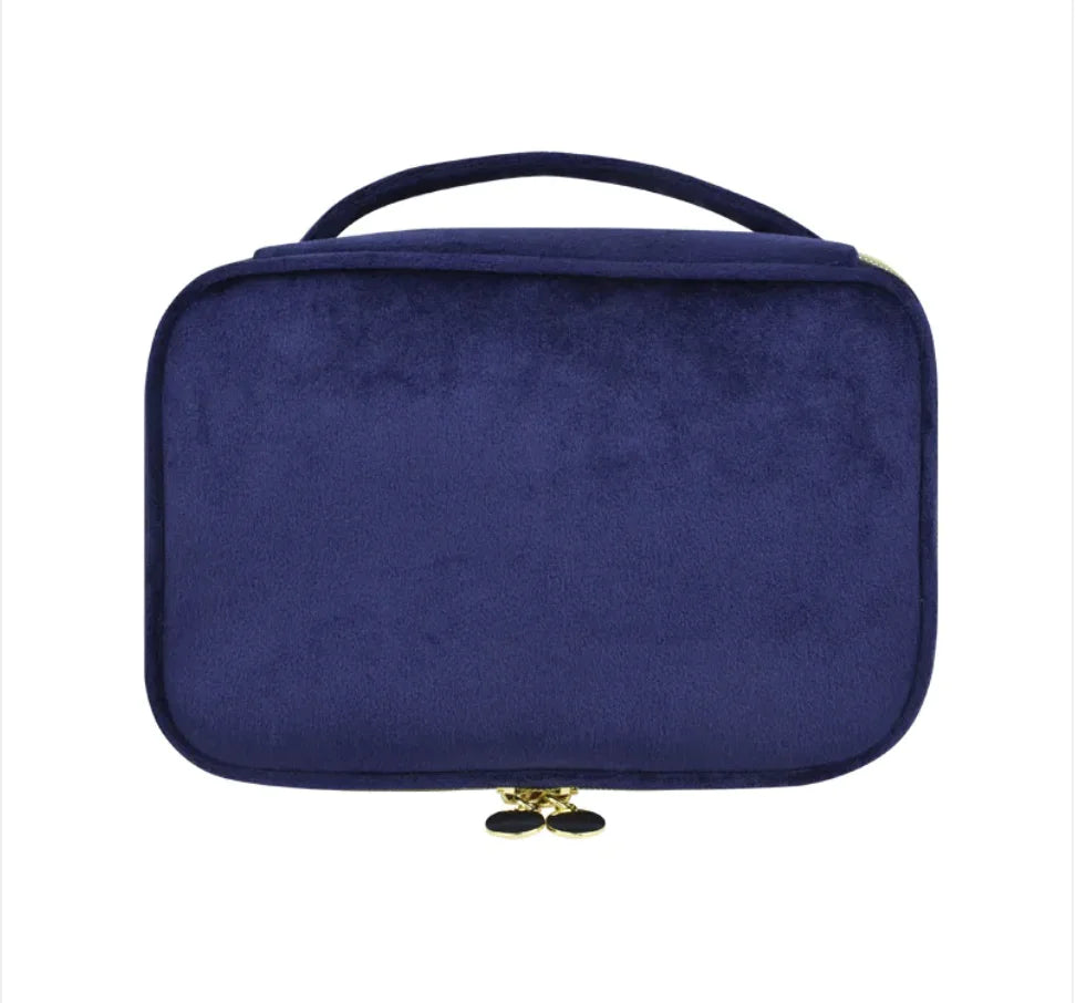 Portable Velvet Cosmetic Bag